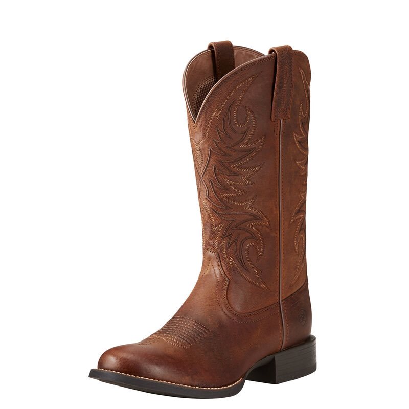 Ariat Western: Sport Horseman Botas Western Hombre - Marrones (ZEIDR2180)